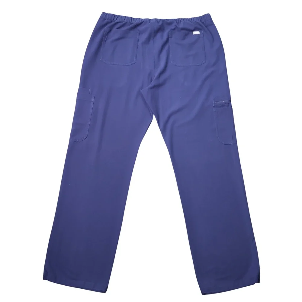 FIGS Scrub Pants Mens XL Navy Blue Excellent Axim Cargo Technical Collection